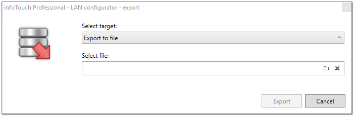 InfoTouch LAN Configurator