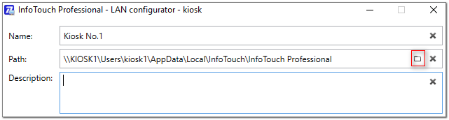 InfoTouch LAN Configurator
